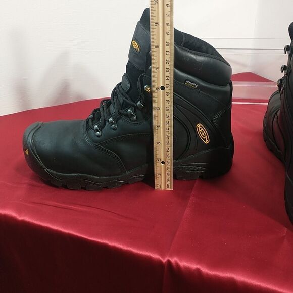 Keen Louisville Men's SZ 13 EE 6" 1011357EE Black Steel Toe Boot . - Picture 7 of 9